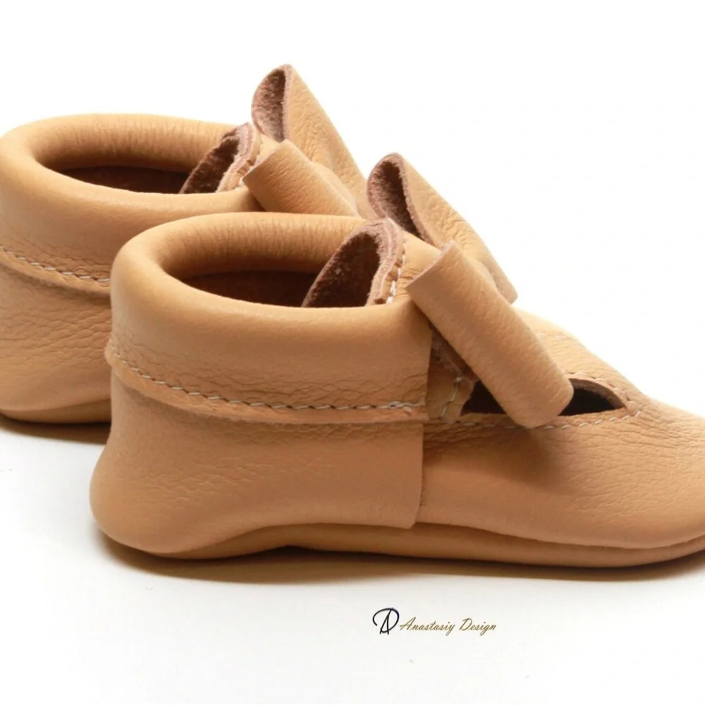 NWB Handmade Baby Moccasins (Etsy)